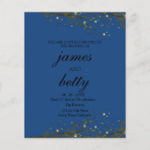 Rustik skriptinbjudan för utfällbar utläsare