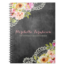 Rustik Skrivtavla Farmhouse Rosor Spets Shabby Chi