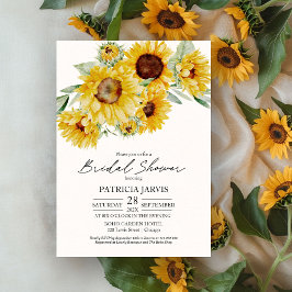 Rustik Solcellsbröllopsfest för bruden Inbjudningar