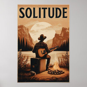 Rustik Solitude i ett bergsvildmarksPoster Poster