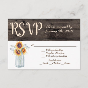 Rustik Solros Murbruk Vas Rustik Landstil RSVP Inbjudningar