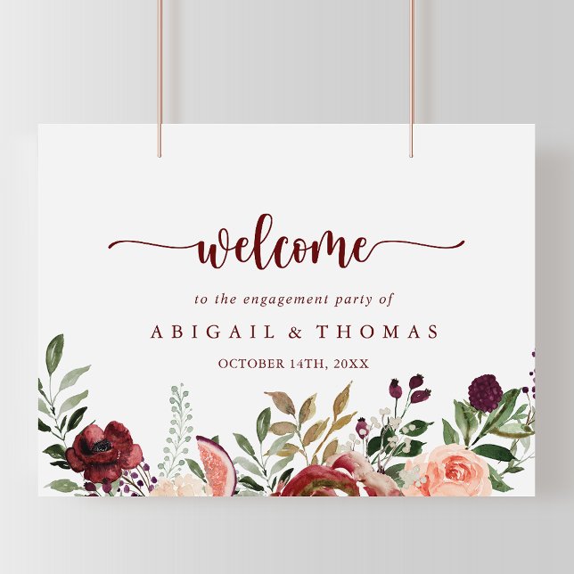 Rustik sommarblomma Engagemang Fest Välkommen   Poster (Skapare uppladdad)