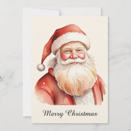 Rustik Söt Retro Klassisk Tomte Julkort