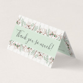 Rustik Southern Cotton Flowers on Wood Tack Kort