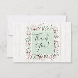 Rustik Southern Cotton Flowers on Wood Tack Kort