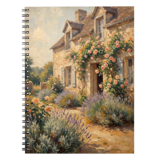 Rustik stenhus i Provence  Anteckningsbok (Framsidan)
