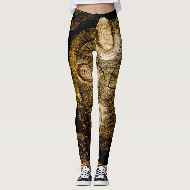 Rustik Stockrulle Leggings (Framsida)