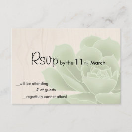 Rustik Sukkulent RSVP OSA Kort