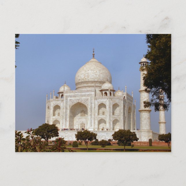 Rustik Taj Mahal Indien Bröllopsfest spel Postkort Vykort (Framsida)
