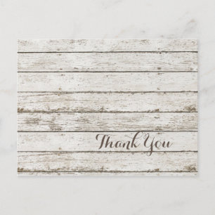 rustik tak bröllop tack vykort