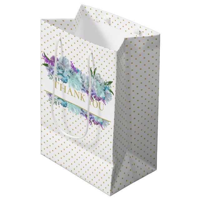 Rustik Tealblå Bouquet Bröllopsfest (Framsidan Vinklad)