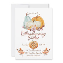 Rustik Thanksgiving Dinner Pumpkin