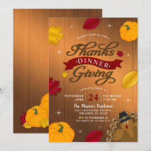 Rustik Thanksgiving höstlöv Kalkon Pumpa