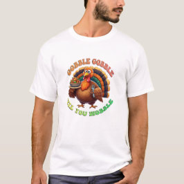 Rustik Thanksgiving Pumpkin Watercolor Höst T Shirt
