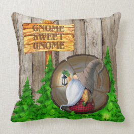 Rustik Tomte Söt Tomte Kudde