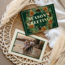 Rustik Torkad Orange Gräs Photo Helgdag Guld