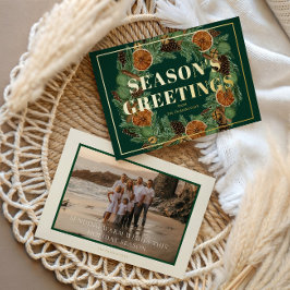 Rustik Torkad Orange Gräs Photo Helgdag Guld