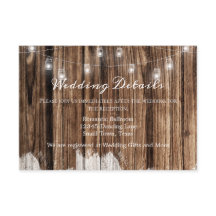 Rustik Trä och Lyktor