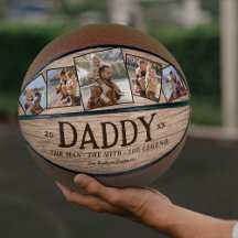 Rustik Trä ”Pappa” Foto Basket Minnessak