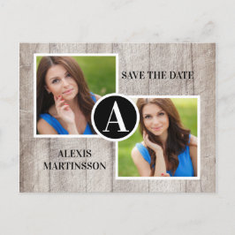 Rustik träexamensbevis 2 Foto Spara datum Meddelande Vykort