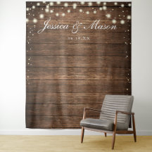 Rustik trävägg bakgrund - Bröllopsfotobakgrund