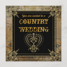 Rustik västerländsk salong bröllop country