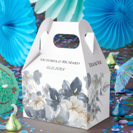 rustik vattenfärg illustration av en blom-  presentaskar