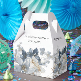 Rustik vattenfärg illustration Blomsterarrangemang Presentaskar