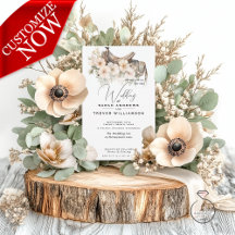 Rustik  vattenfärgssadel och jodblommor