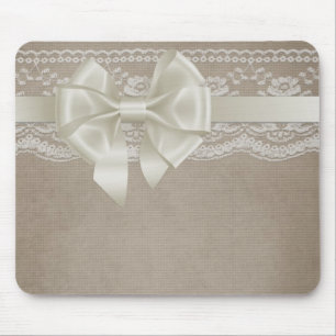 Rustik Vintage Burlap & Snöre Musmatta