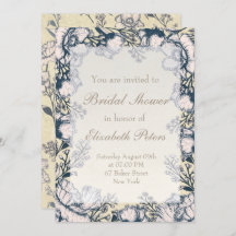 Rustik Vintage Flower Blommigt Bröllop Möhippa