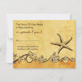 Rustik, vintage, osa på strandbröllop