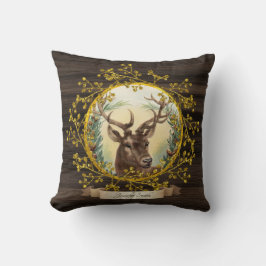 Rustik Vintage STAG Buffalo Play Anpassningsbar De Kudde