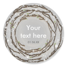 Rustik vinterbröllop Grenar & Landsbygd Snö