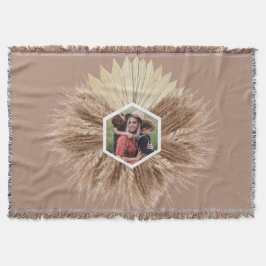 Rustik Warm Neutralt Färg Photo Design Filt