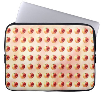 Rustik Watercolor Apple Mönster Laptop sleeve