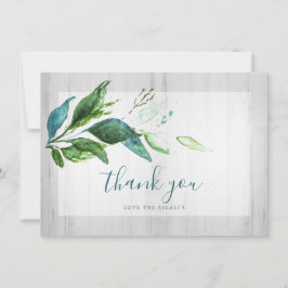 Rustik Watercolor Greenery, tack vare dina kort
