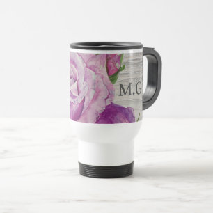 Rustik Watercolor Lila Ro Wood Monogram Resemugg