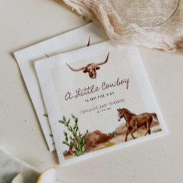 Rustik Western babystölder Pappersservett