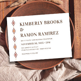 Rustik Western bröllopsinbjudan Inbjudningar