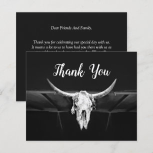 Rustik Western budget för Black and White Bull Sku