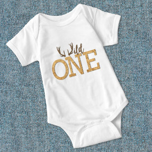 Rustik Wild One 1-årsdag T Shirt