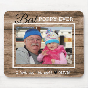Rustik Wood Best Poppy - morfar Foto Musmatta