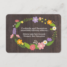 Rustik Woodland Bohemian Blommigt Utandning Bröllo