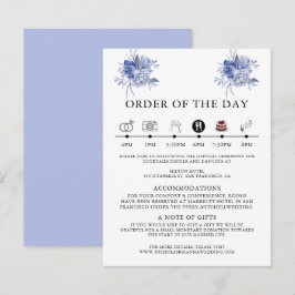 rustika blå dammiga rosor och andra blommor tilläggskort