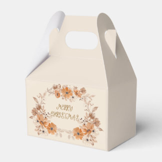 Rustika Boho Blommiga Julgåvor Lådor Presentaskar