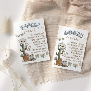 Rustika boho-landsbygdens pojke dopsböcker för beb tilläggskort