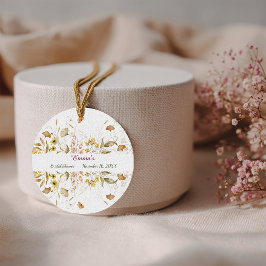Rustika Botaniska Bröllopsdusch Anpassa Gåvor Etiketter
