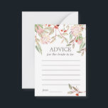 Rustika Bröllopsblommor Brud att vara rådgivare ko Rådkort<br><div class="desc">Rustika Australienska Blommor Brud att vara rådgivare kort.</div>