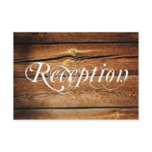 Rustika bröllopsinbjudningskort i trä från lantgår